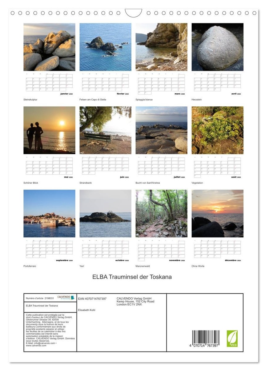 STRANDE UND BÜLK 2026 (Wandkalender 2026 DIN A3 quer), CALVENDO STRANDE UND BÜLK 2026 (Wandkalender 2026 DIN A3 quer), CALVENDO