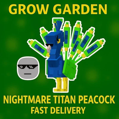 ROBLOX 🦚HUGE NIGHTMARE/RAINBOW PEACOCK 15S CD 🦚|NO TOYS‼️ |Grow a Garden 🪴