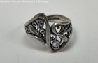 925 Sterling Silver Filigree Ring 3.2g — photo 1