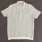 KESTIN Seersucker Natural Stripe Cuffed Shirt Men's Medium — photo 1