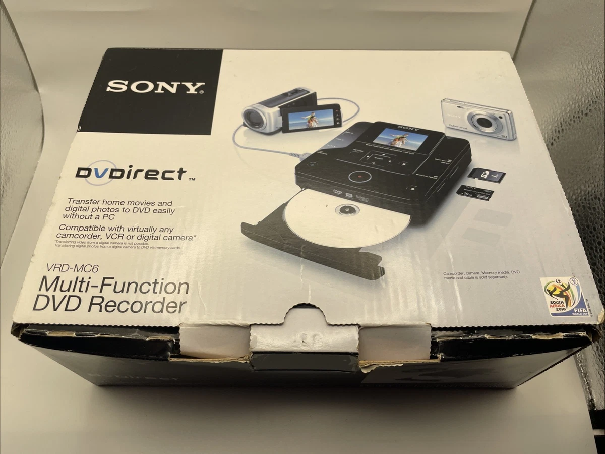 SONY マルチファンクションDVDレコーダー VRD-MC6 Amazon.com: Sony VRD-MC6 Compact DVD Recorder : Electronics