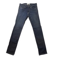 Abercrombie Kids Jeans Boys 15/16 Dark Wash Super Skinny Stretch Denim 29x28.5
