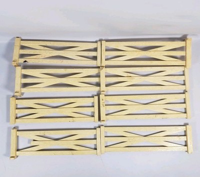 Vintage Marx Roy Rogers Cream Broken Fence Pieces 