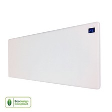 Slimline Electric Wall Panel Heater White 2000W Nova Live R 940mm(w) x 400mm(h)