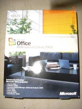 Microsoft Office Professional 2003,Sealed Retail Box,269-06738,Word,Excel,Access