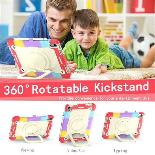 Für iPad 11/10. Gen 10,9" 2025 stoßfeste Panzerung 360° drehbarer Ständer Hülle Cover - Bild 86 von 116