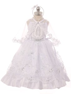 virgin mary baptism dress