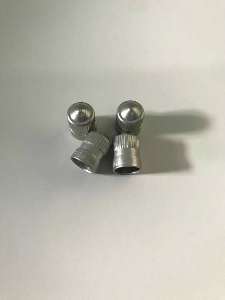 4 Tire Valve Stem Caps Schrader USA Aluminum - Image 3 of 4