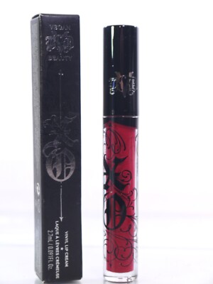 2 Kat Von D KVD Beauty XO Vinyl Lip Cream Liquid Lipstick - Hollyhock 70 NEW