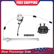 Rear Right Passenger For 2002-2007 Jeep Liberty Power Window Regulator W/ Motor