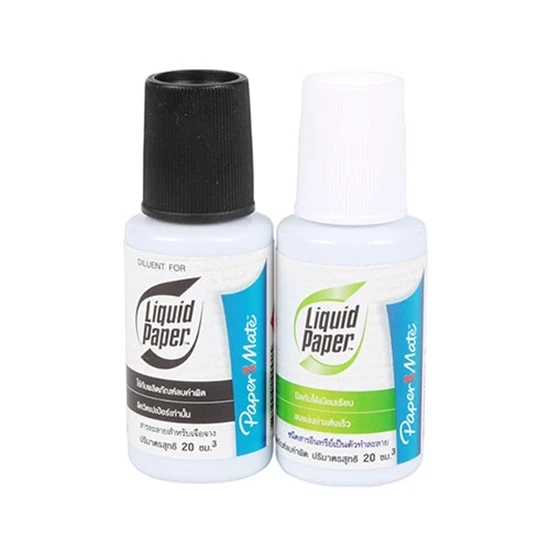 1 Set Liquid Paper correction fluid bottle 20 ml.Fast Dry