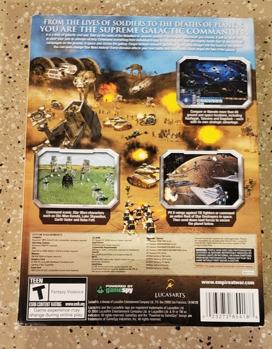 Awesome PC game lot Star Wars the Best of PC 2008 & Empire at War 2006 complete - Picture 7 of 8