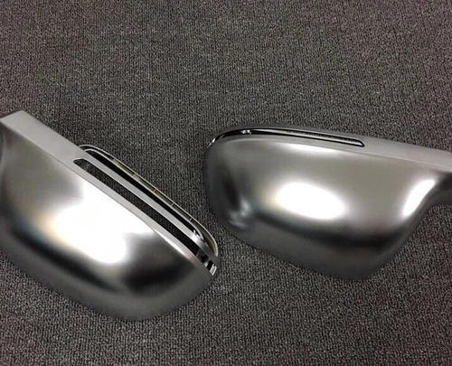 For Audi A4 S4 2009-2012 Matt Chrome Wing Mirror Covers OEM-fit