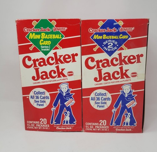 1992 Donruss Cracker Jack Mini Baseball Card Series I & II Case 40 Boxes Griffey