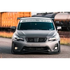 GrimmSpeed Windshield Banner (White) for 02-21 Subaru WRX & 04-21 STi  111035