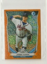 Jason Hursh 2014 Bowman Chrome Prospect Mini ORANGE WAVE Refractor #'d 31/50