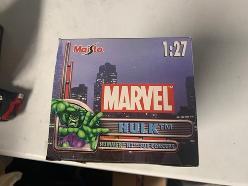 MAISTO 1:27 MARVEL THE HULK HUMMER H2 SUT CONCEPT DIECAST TRUCK 2003 - Picture 2 of 4