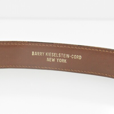 ELEGANT BROWN KIESELSTEIN-CORD GENUINE LIZARD SKIN STRAP 