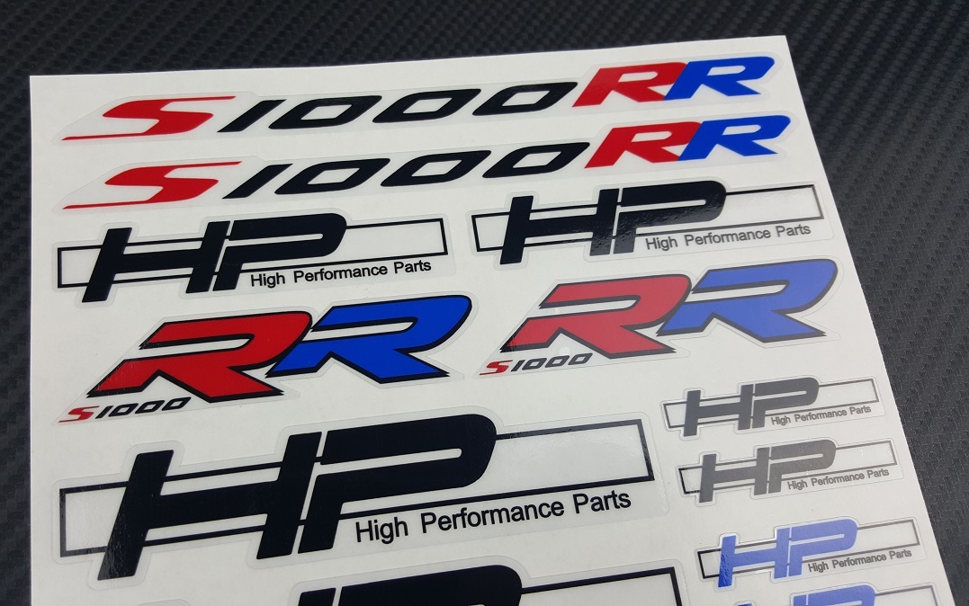 Para BMW S1000RR 2019 2020 2021 2022 2023 Pegatina De Cabeza RR
