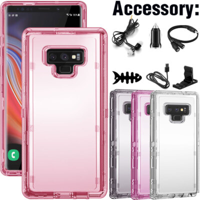 Hybrid Case Shockproof Clear Crystal Cover Accessories For Samsung Galaxy  Note9