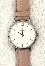Orologio Donna CLUSE Vera Pelle Rosa / Argento