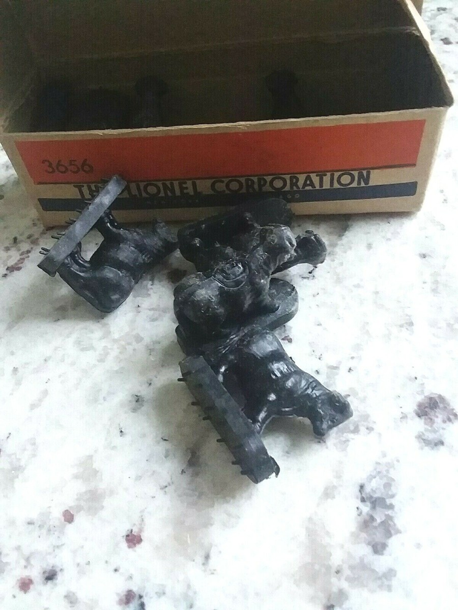 LIONEL 3656 O Gauge Cows – Set Of 9 For Cattle Car, Factory New Parts