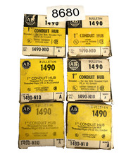 Allen-Bradley 1490-N10 1" Conduit Hub, Series A/ Lot of 6