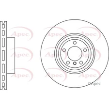 Apec Rear Brake Disc DSK3249 - OE High Quality Precision Engineered Part