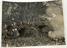 Vintage Original TYPE-1 WWII Photo of Military Training - 8.25"x 6.25"