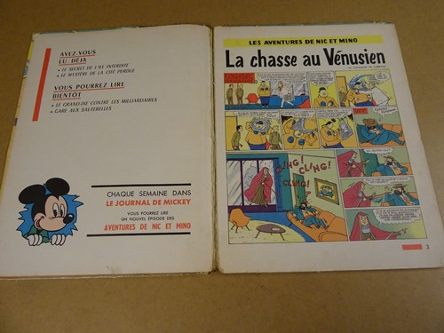 BD EO 1963 / NIC ET MINO - LA CHASSE AU VENUSIEN - Picture 6 of 8