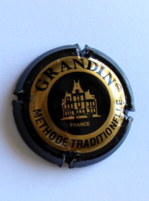 CAPS / CAPSULE DE CHAMPAGNE - PLAQUE DE MUSELET - VAL DE LOIRE - GRANDIN  METHOD