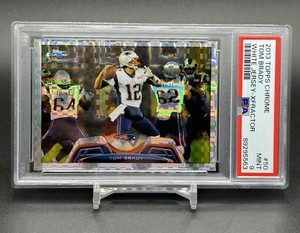 2013 Topps Chrome TOM BRADY White Jersey - Xfractor PSA 9 MINT GOAT! Patriots