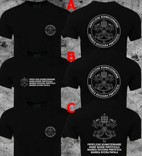 Rare Vatican Guardia Svizzera Swiss Guard Roman Catholic Pope Security T-shirt