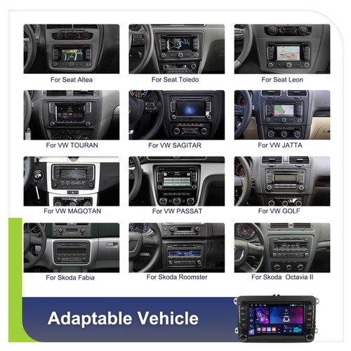 DAB+ 4+64GB Android13 Autoradio Carplay GPS für VW GOLF 5 6 Passat Touran Polo - Bild 5 von 24