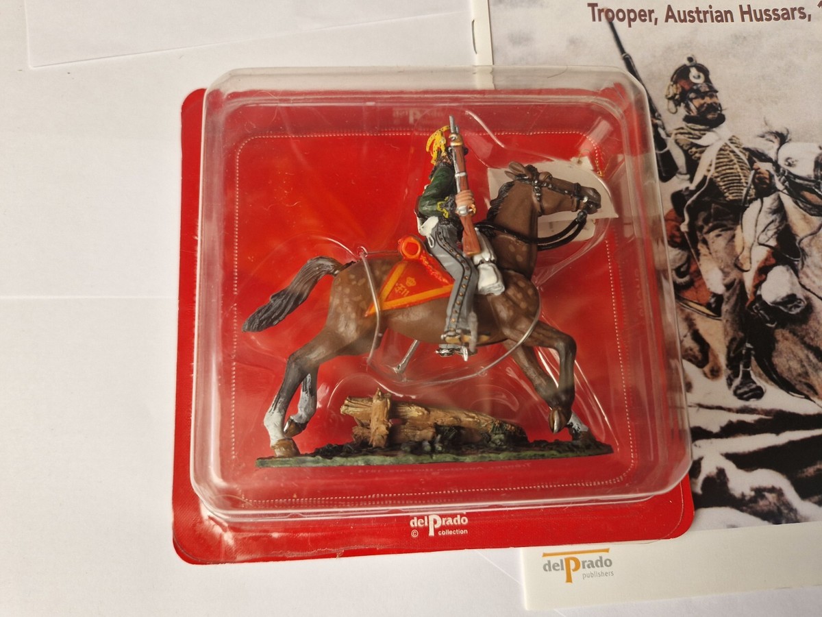 Figurine Del Prado Cavalier Hussard Autrichien 1814, Fascicule 31 - Neuf, Espagne