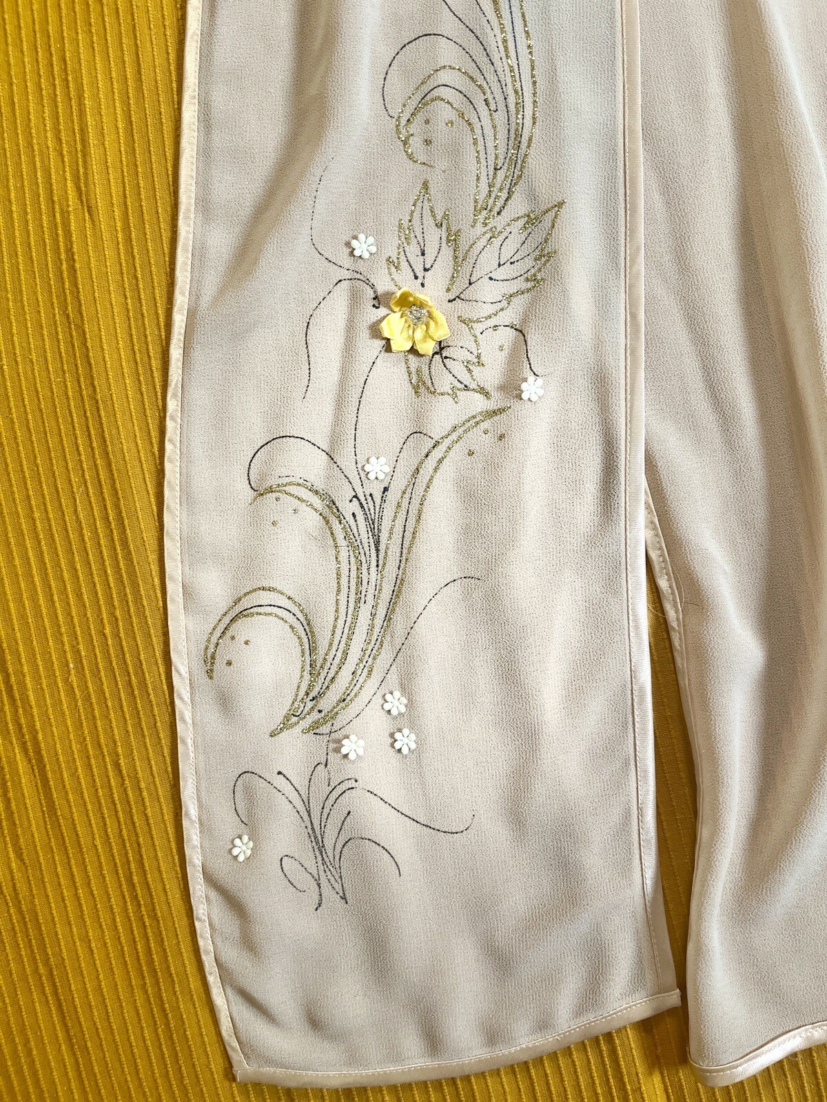 Handmade Front Slit Open Loop Button Long Kurta I… - image 9