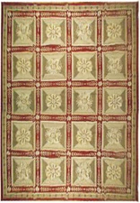 8x10 Authentic Handmade Needlepoint Rug PIX-11442