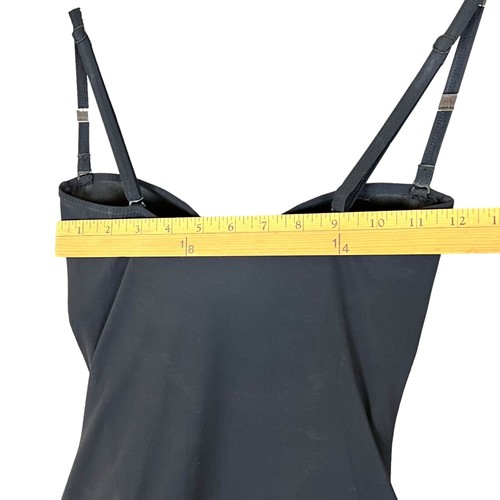 Profile Gottex 6 Enchantmnt Fascia Nero Bianco Ruffle Peplum Costume da Bagno 1pz Shirred - Foto 10 di 10