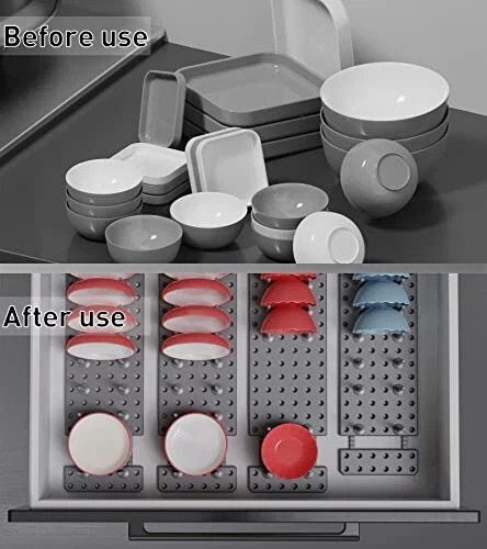 Kitchen drawer plate organizer sale