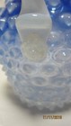 4 Signed Czech Hobnail  Pieces, 3 Opalescent, 1 Clear, 2 Vases 1 Bowl, 1 Pitcher — photo 6