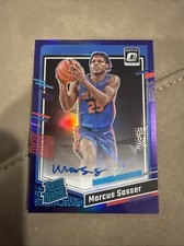 2023-24 Donruss Optic Marcus Sasser Rated Rookie Auto #258 Purple