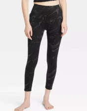 NEW All In Motion Women's Flex High-Rise 7/8 Leggings UPF 50+ Size XL