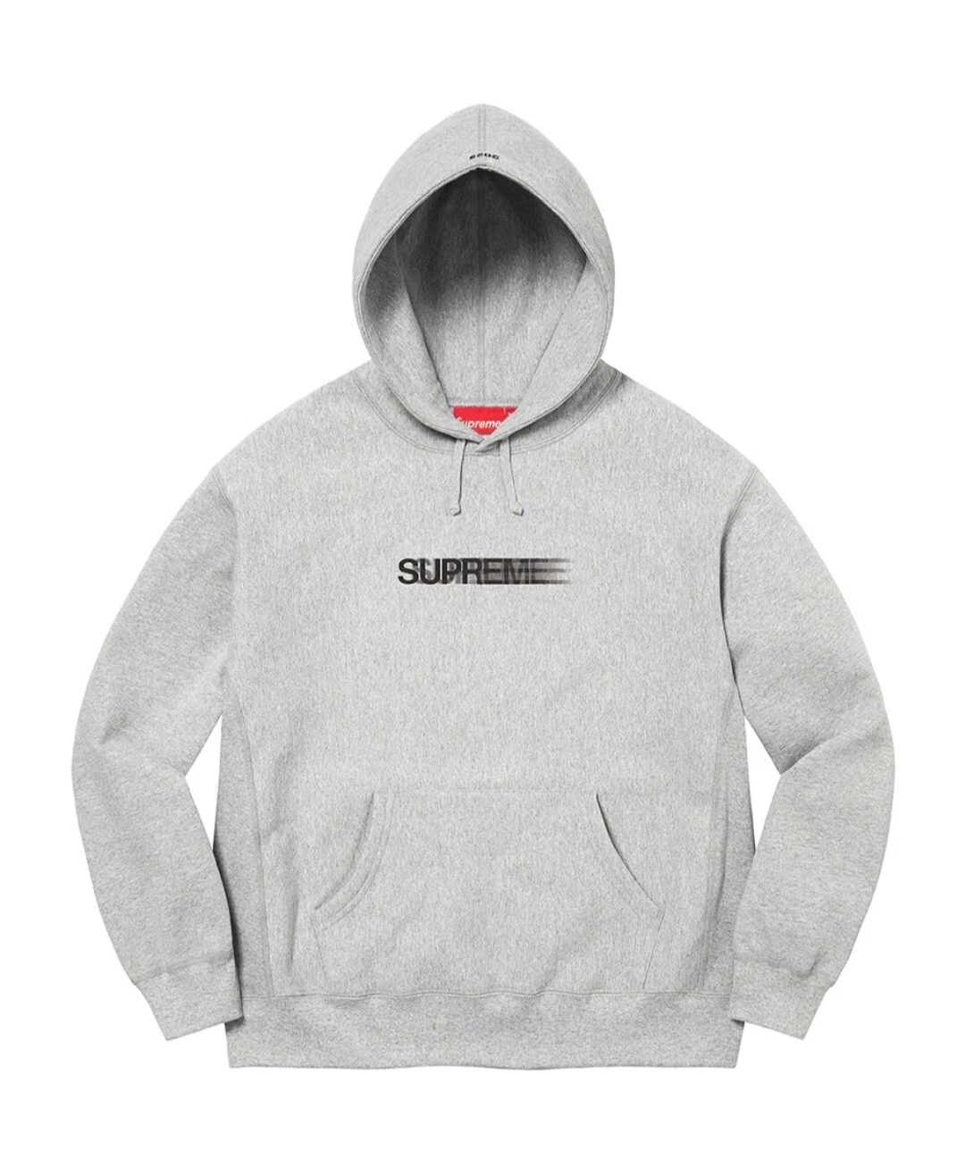 Sweat à capuche logo Supreme Motion ~Gris bruyère taille S *TOUT NEUF*