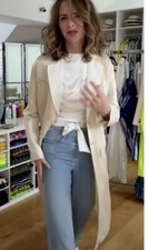 Trench coat ZARA Trinny misto lino floreale - EDIZIONE LIMITATA XS NUOVO CON ETICHETTE esaurito