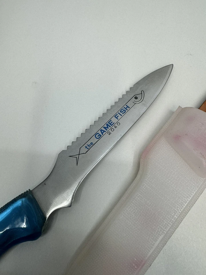 Cuchillo de filete Jet AER G96 The Game Fish 2040 de colección realmente raro acero japonés Foto 3 de 4