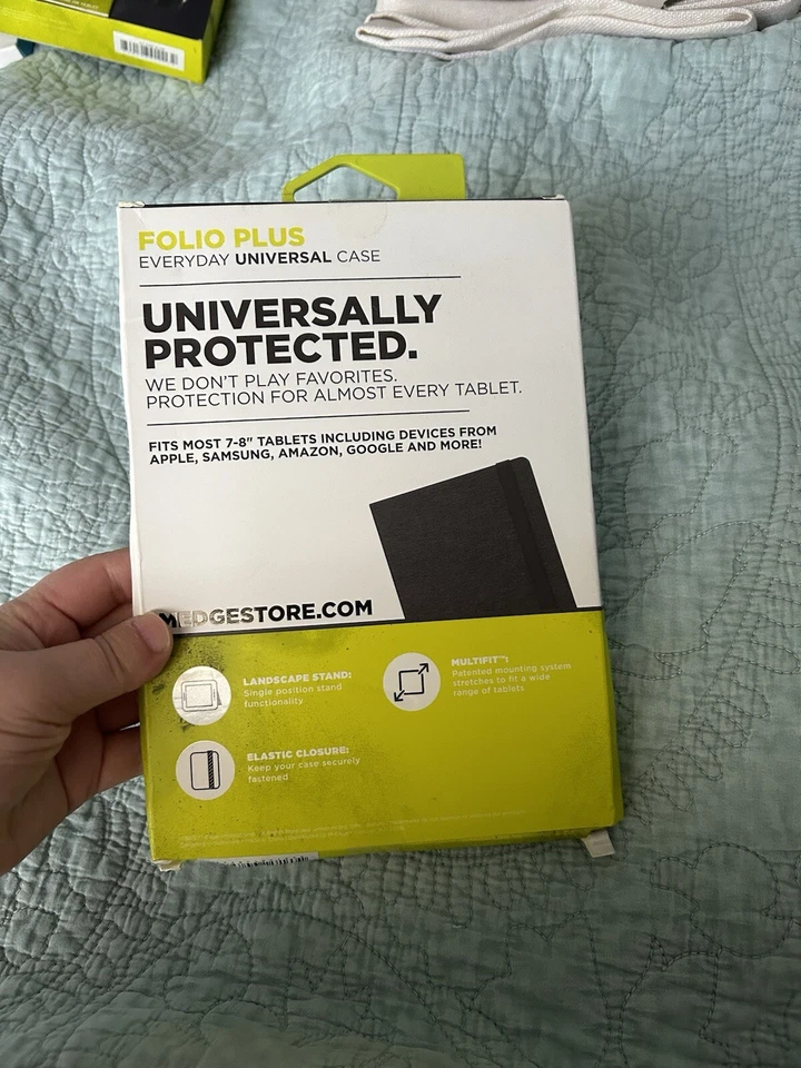 Folio Plus Universal Case Fits Tablets 7-8” Box Is A Little Damaged - Image 2 of 3