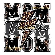 Sublimation Print Track Mom Ready to Press Heat Transfer