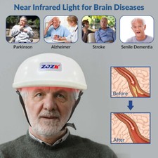 1070nm Near Infrared Light Therapy Photobiomodulation Brain Helmet for Parkinson
