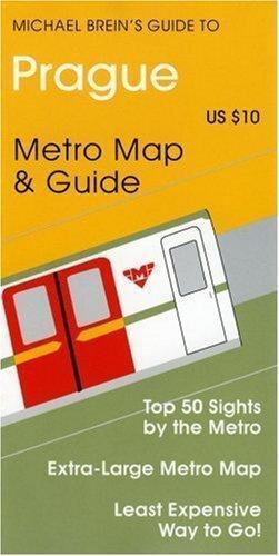 Prague - Metro Map and Guide by Michael Brein (1999, Sheet Map, Folded ...