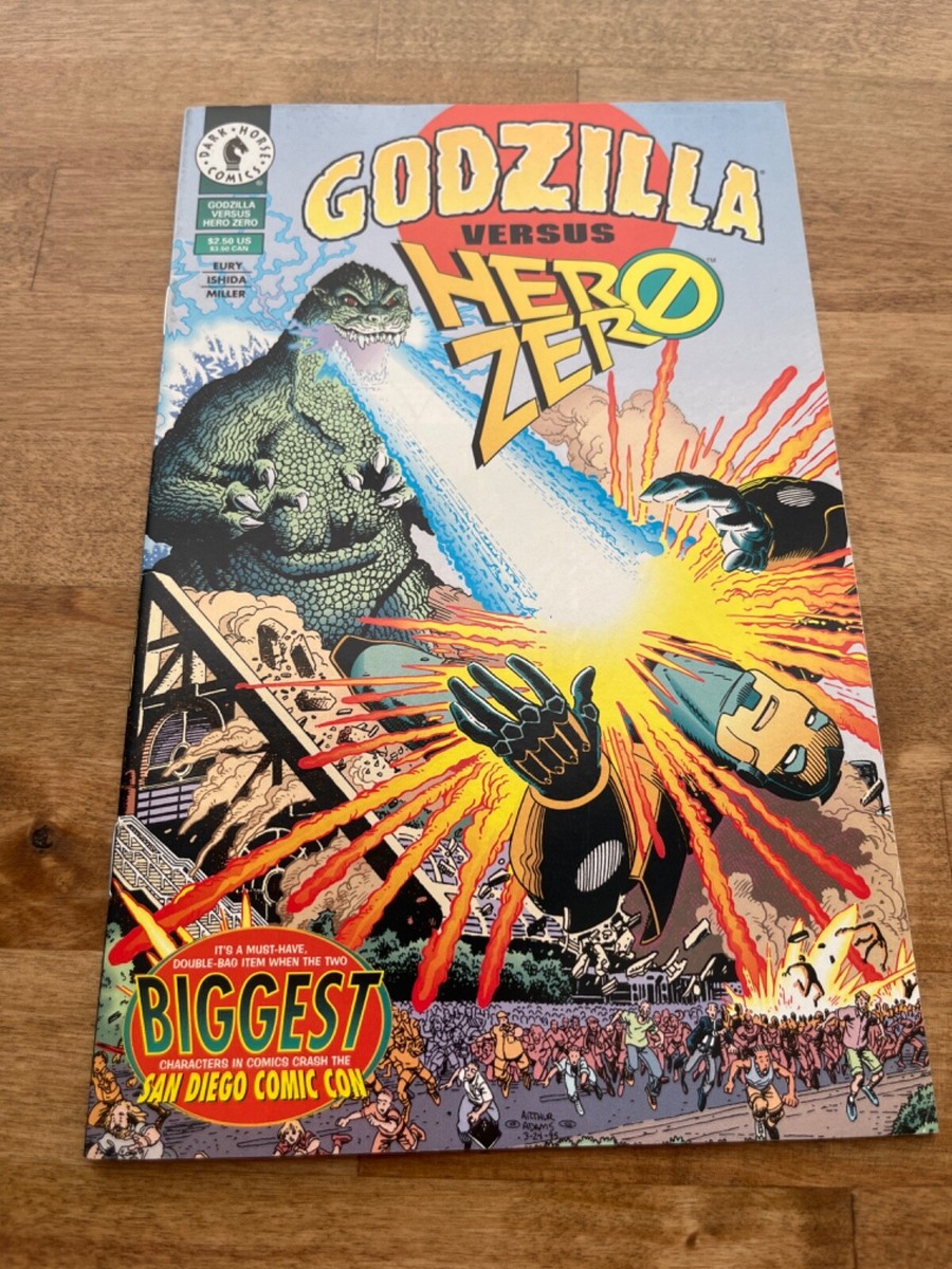 GODZILLA VS HERO ZERO #1 (1995) - 9.4 NM / GODZILLA DESTROYS SAN